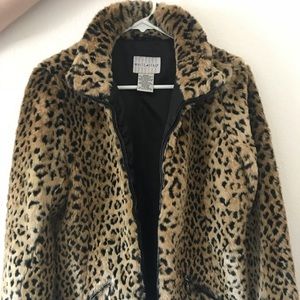 White Stag Faux Fur Coat